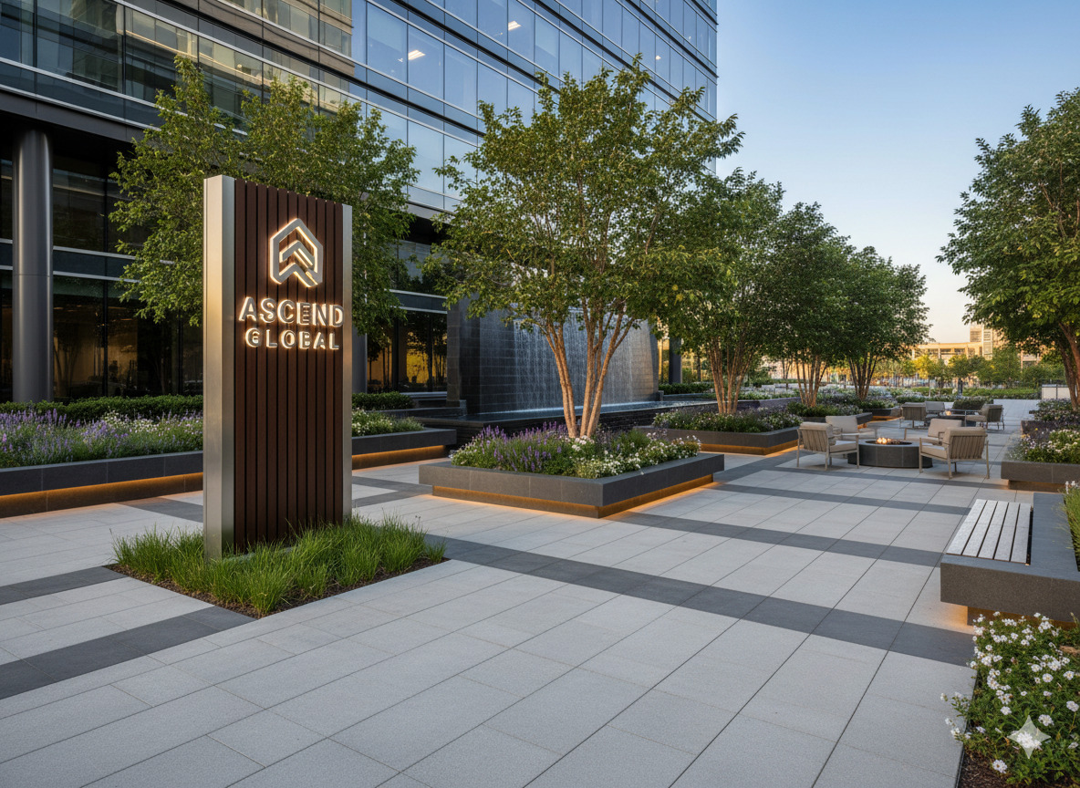 Commercial landscape design