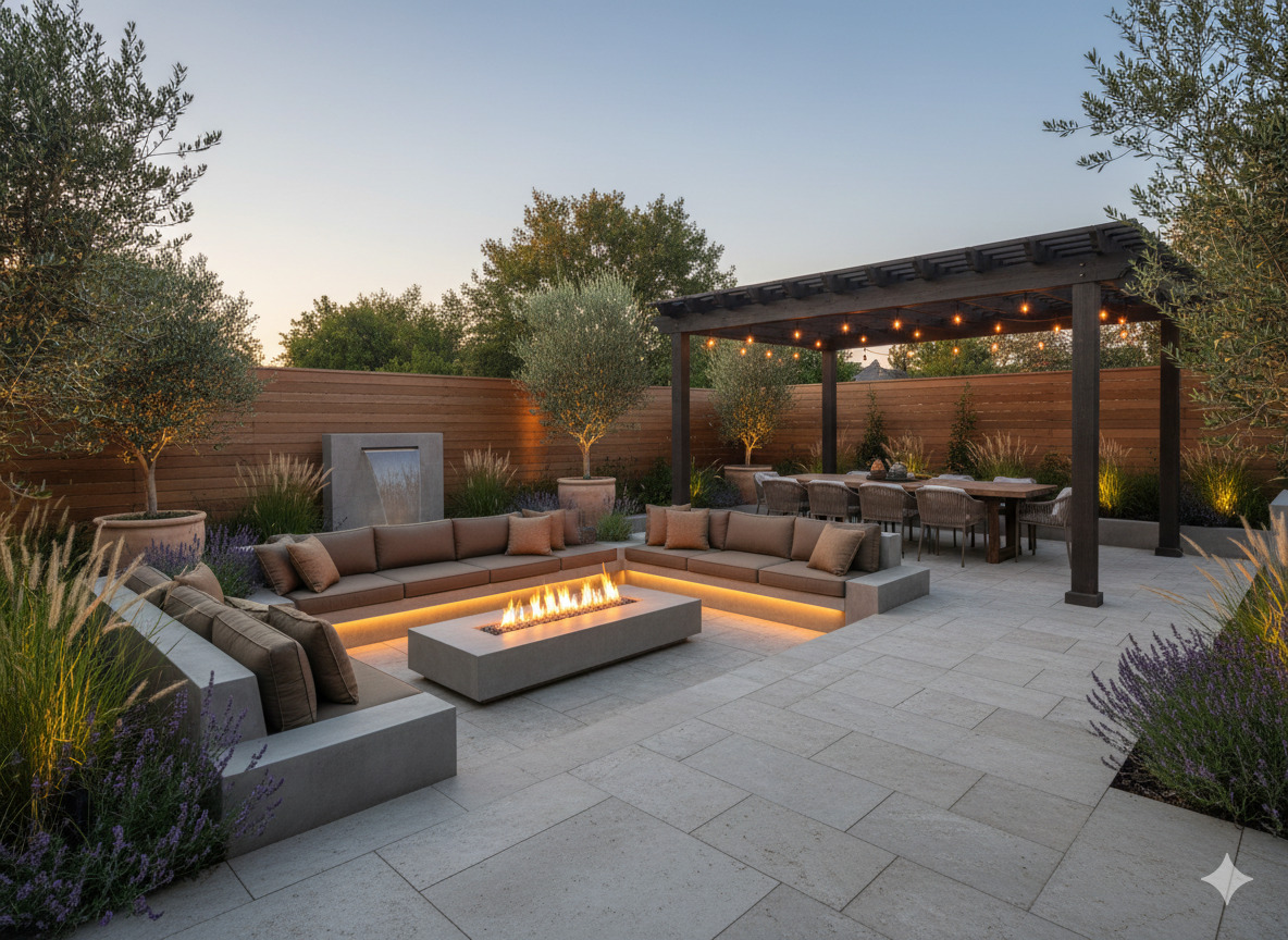 Outdoor living space design